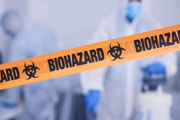 Professional Biohazard technician working in Maywood, NJ